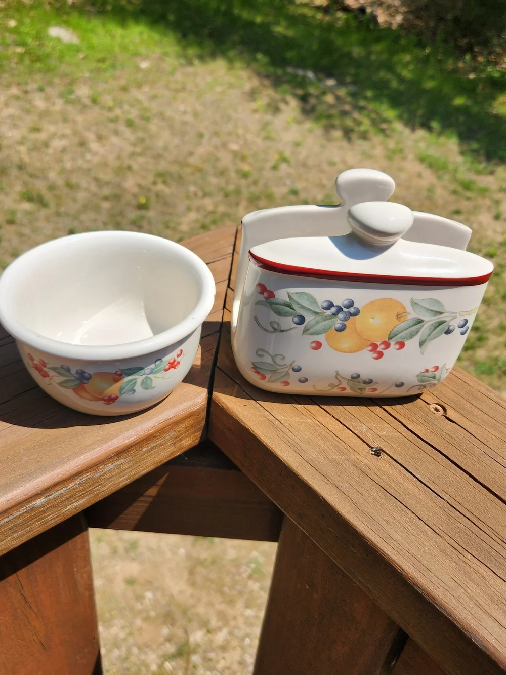 Corelle Abundance 7oz Bowl And Matching Napkin Holder